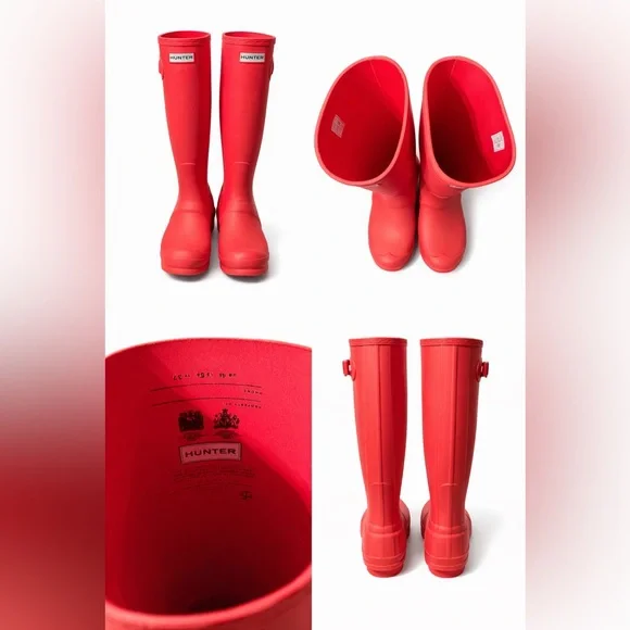 Hunter Pink/Coral Women's Winter & Rain Boots 👢 - Picture 5 of 5